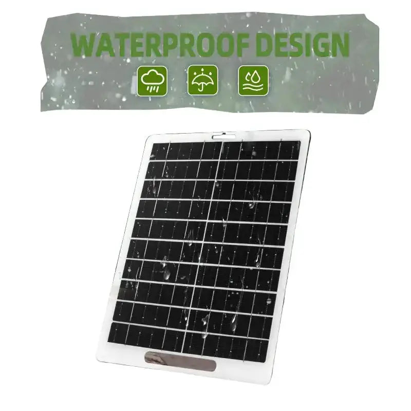 Habicare SS Portable 6V 10W Solar Charger Panel Portable 6V 10W Solar Charger Panel
