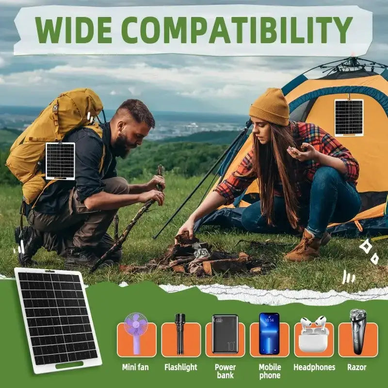 Habicare SS Portable 6V 10W Solar Charger Panel Portable 6V 10W Solar Charger Panel