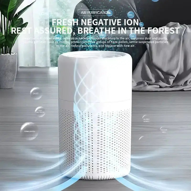 Portable Air Purifier – Blue Anion Deodorizer with Essential Oil Diffuser – view 4