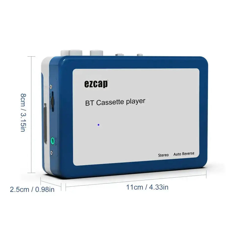 Portable Bluetooth Cassette Player with Wireless Audio Output – view 7
