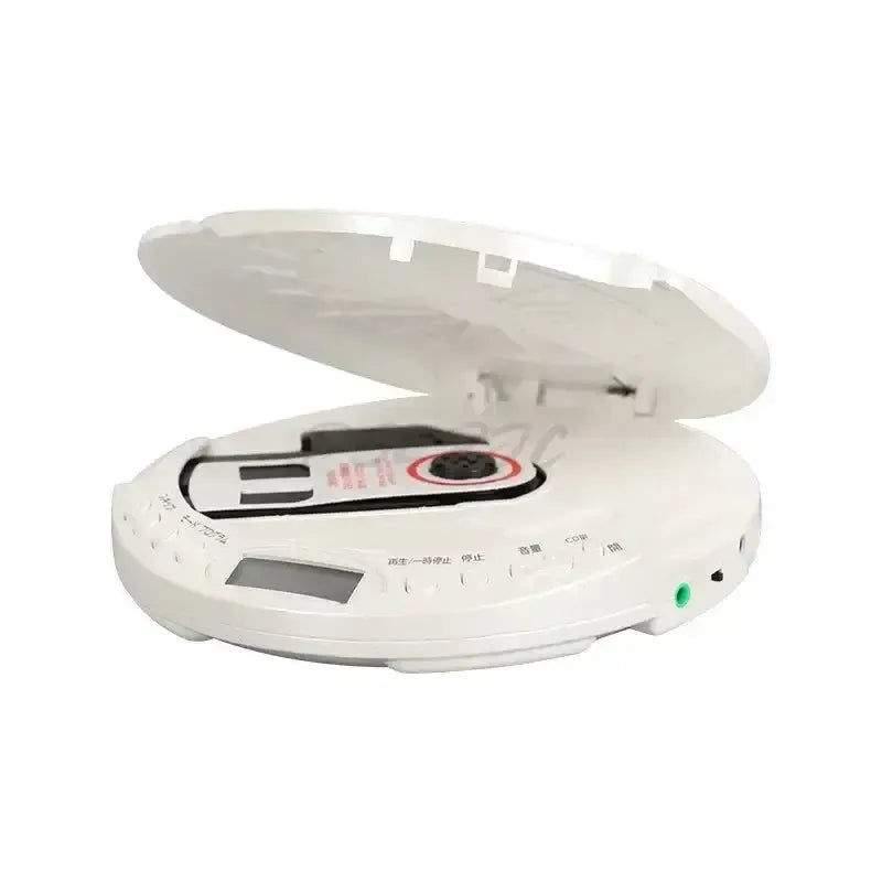 Portable Bluetooth CD Player with Display (Black & White) – view 2