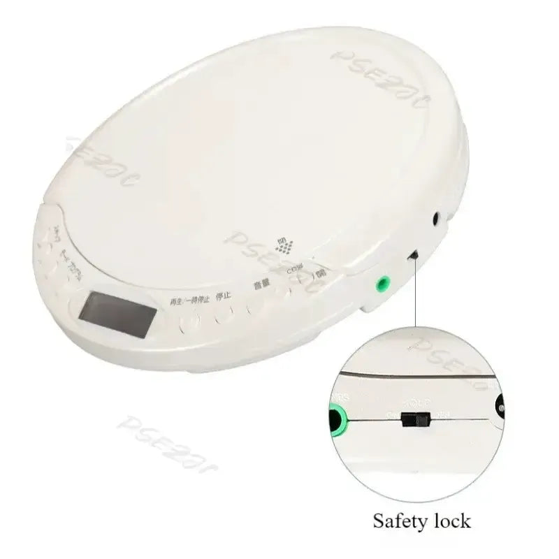 Portable Bluetooth CD Player with Display (Black & White) – view 7