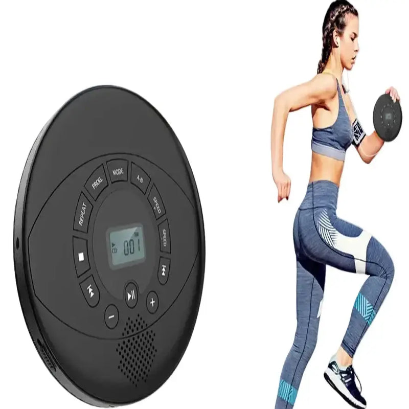 Habicare SS Portable Bluetooth CD Player with Speaker Portable Bluetooth CD Player with Speaker