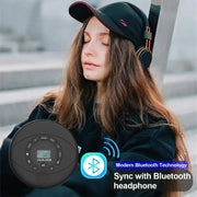 Habicare SS Portable Bluetooth CD Player with Speaker Portable Bluetooth CD Player with Speaker