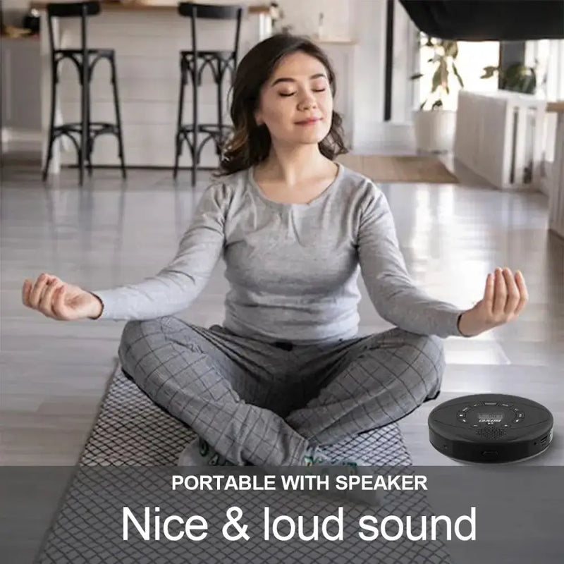 Habicare SS Portable Bluetooth CD Player with Speaker Portable Bluetooth CD Player with Speaker