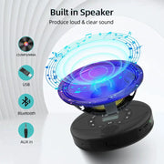 Habicare SS Portable Bluetooth CD Player with Speaker Portable Bluetooth CD Player with Speaker