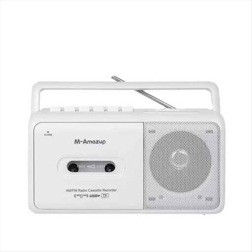 Habicare SS Portable Cassette Boombox with AM/FM Radio Portable Cassette Boombox with AM/FM Radio