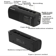 Habicare SS Portable Cassette Player with Radio Portable Cassette Player with Radio