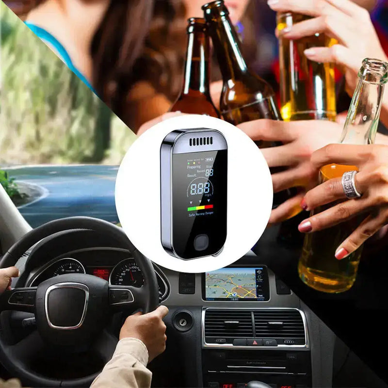 Portable Digital Alcohol Tester – Professional USB Rechargeable Breathalyzer – view 5