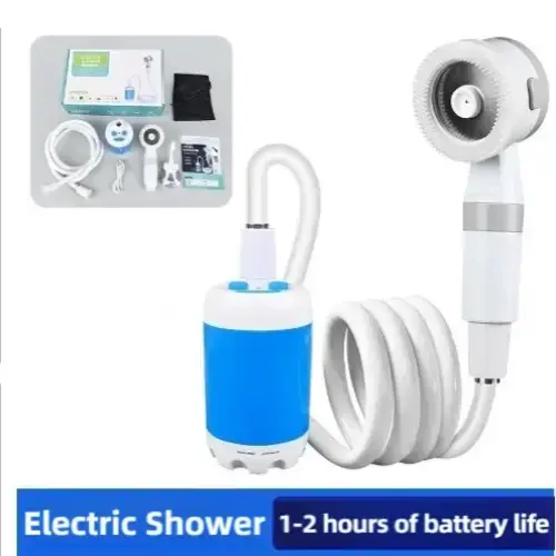 Habicare SS Portable Electric Camping Shower Pump 4000mAh Portable Electric Camping Shower Pump 4000mAh