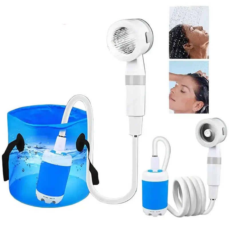 Habicare SS Portable Electric Camping Shower Pump 4000mAh Portable Electric Camping Shower Pump 4000mAh