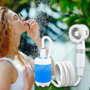Habicare SS Portable Electric Camping Shower Pump 4000mAh Portable Electric Camping Shower Pump 4000mAh