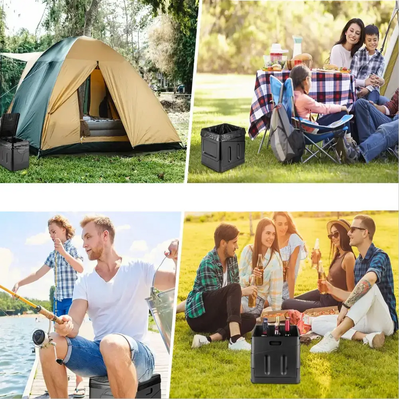 Habicare SS Portable Folding Camping Toilet – Outdoor Use Portable Folding Camping Toilet – Outdoor Use
