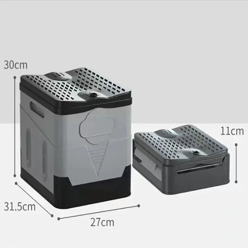 Habicare SS Portable Folding Emergency Travel Toilet Portable Folding Emergency Travel Toilet