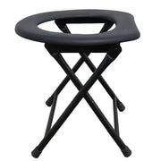 Habicare SS Portable Folding Outdoor Toilet Seat Portable Folding Outdoor Toilet Seat