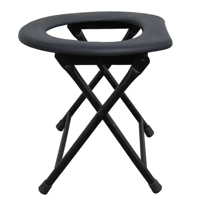 Habicare SS Portable Folding Outdoor Toilet Seat Portable Folding Outdoor Toilet Seat