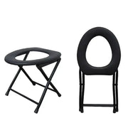 Habicare SS Portable Folding Outdoor Toilet Seat Portable Folding Outdoor Toilet Seat