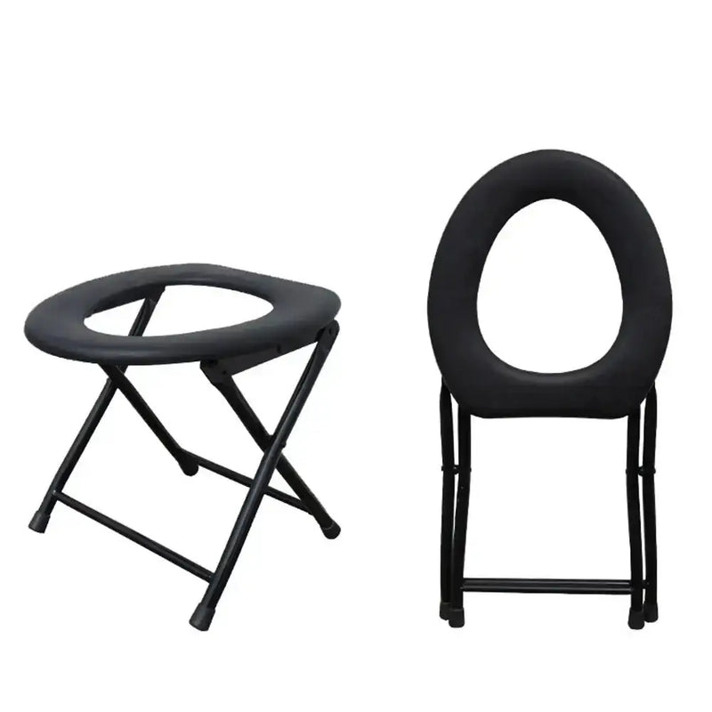 Habicare SS Portable Folding Outdoor Toilet Seat Portable Folding Outdoor Toilet Seat
