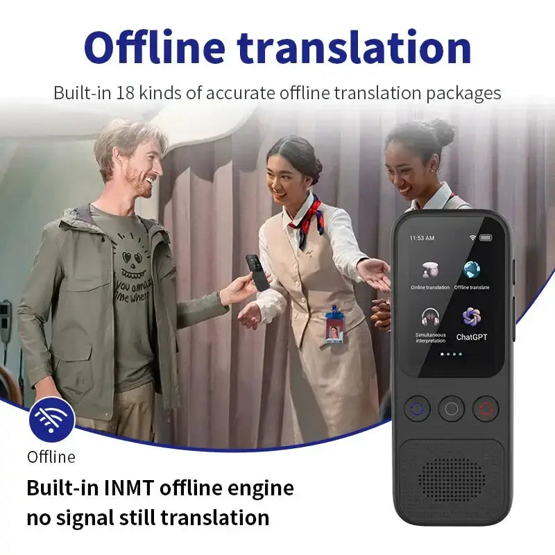 Habicare HBC Portable Offline Language Translator (138 Languages) Portable Offline Language Translator (138 Languages)