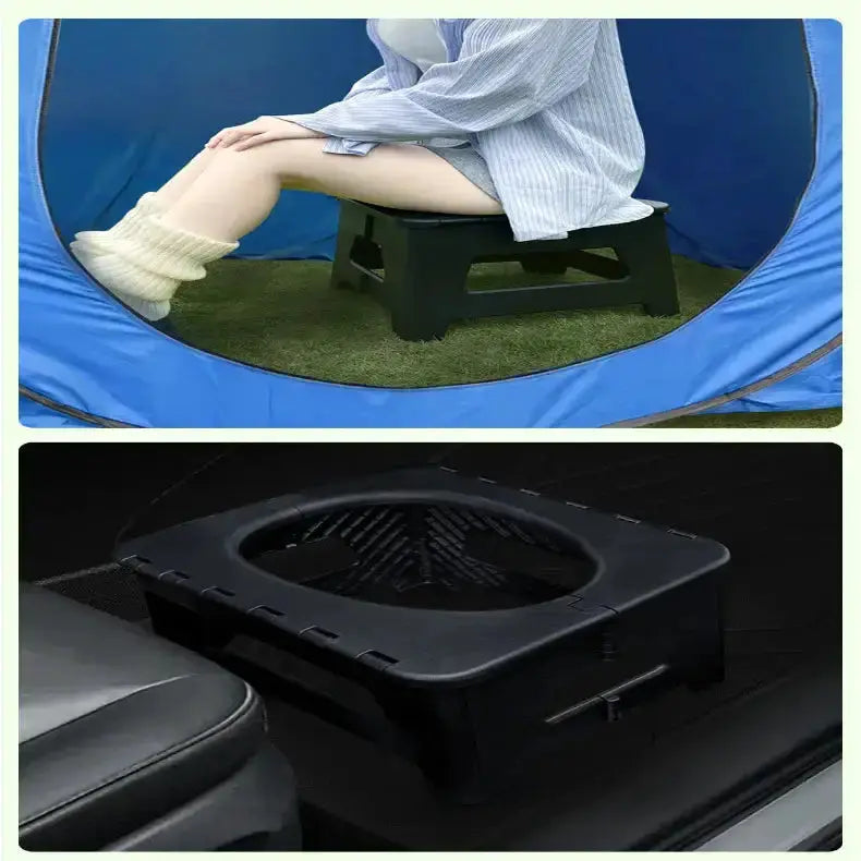 Habicare SS Portable Outdoor Camping Toilet Gadget Portable Outdoor Camping Toilet Gadget
