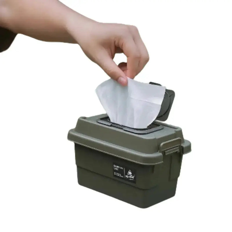 Portable Outdoor Tissue & Storage Box – 1.1L (3 colours available) – view 4