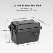 Portable Outdoor Tissue & Storage Box – 1.1L (3 colours available) – view 11