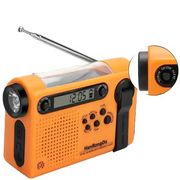 Portable Solar Hand Crank Radio with Power Bank & Flashlight – view 7
