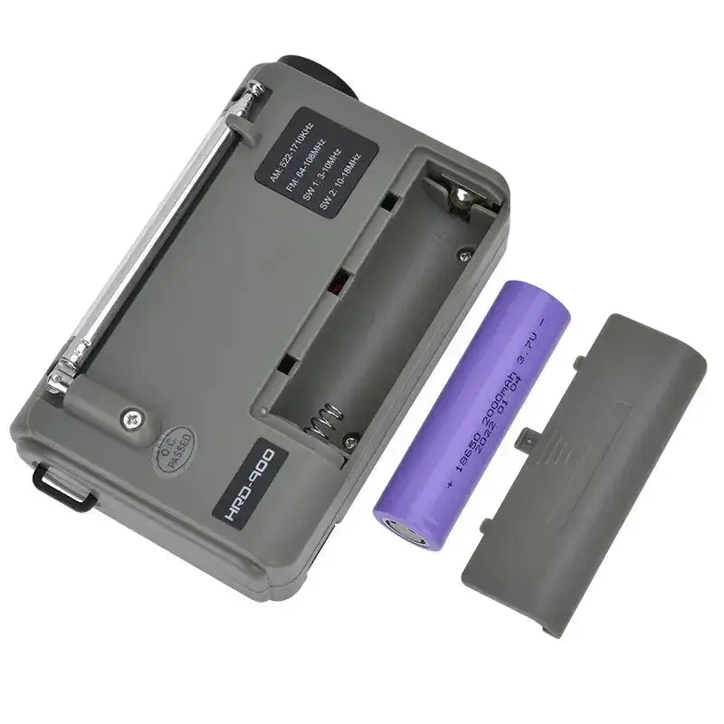 Portable Solar Hand Crank Radio with Power Bank & Flashlight – view 16