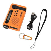 Portable Solar Hand Crank Radio with Power Bank & Flashlight – view 17