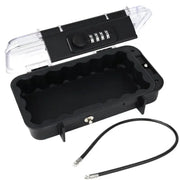 Habicare SS Portable Travel Safe Box – Waterproof Lockbox Portable Travel Safe Box – Waterproof Lockbox