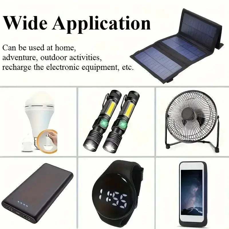 Habicare SS Portable USB Foldable Solar Panel Habicare Portable USB Foldable Solar Panel Charger