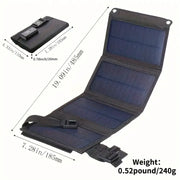 Habicare SS Portable USB Foldable Solar Panel Habicare Portable USB Foldable Solar Panel Charger