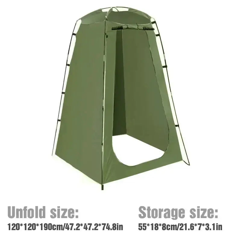 Portable Waterproof Shower & Changing Tent (available in Green & Orange) – view 11