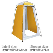 Portable Waterproof Shower & Changing Tent (available in Green & Orange) – view 10