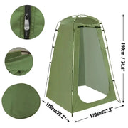 Portable Waterproof Shower & Changing Tent (available in Green & Orange) – view 7