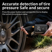 Habicare HBC Portable Wireless Air Compressor For Tyre Inflation Portable Wireless Air Compressor For Tyre Inflation