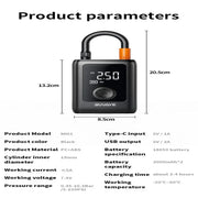 Habicare HBC Portable Wireless Air Compressor For Tyre Inflation Portable Wireless Air Compressor For Tyre Inflation