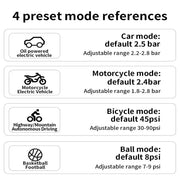 Habicare HBC Portable Wireless Air Compressor For Tyre Inflation Portable Wireless Air Compressor For Tyre Inflation