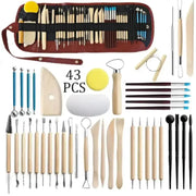 Habicare SS Pottery Tool Set – Clay, Ceramic, Wax Carving Kit Pottery Tool Set – Clay, Ceramic, Wax Carving Kit