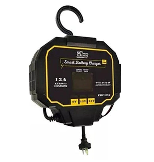 Powertrain 6/12/24V 12A 7-Stage Battery Charger Smart Lead-Acid for Automotive Marine – view 1