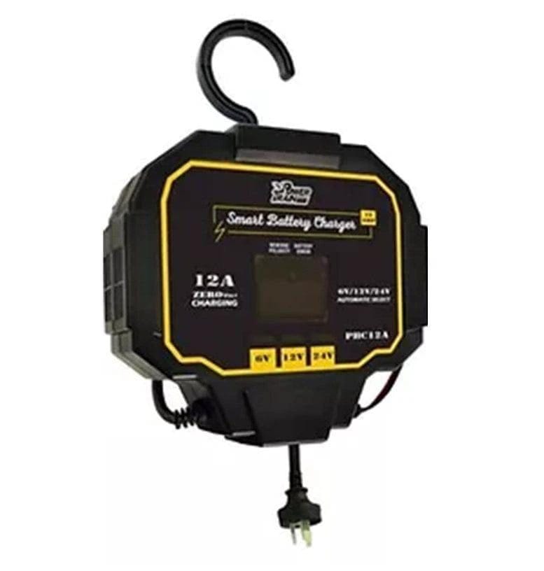 Powertrain 6/12/24V 12A 7-Stage Battery Charger Smart Lead-Acid for Automotive Marine – view 1