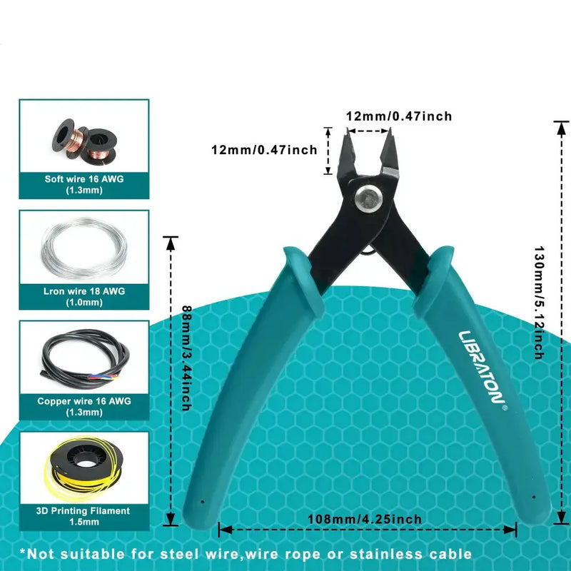 Precision Micro Wire Cutter & Side Cutting Pliers (available in 1pc and 2pcs) – view 5