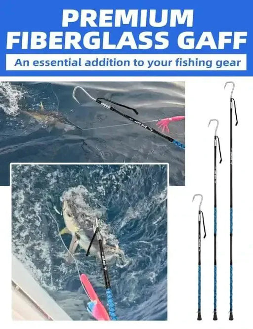 Bluewing Premium Fibreglass Gaffs For Saltwater Fishing 6 Foot Durable Precision Landing Tool For Anglers