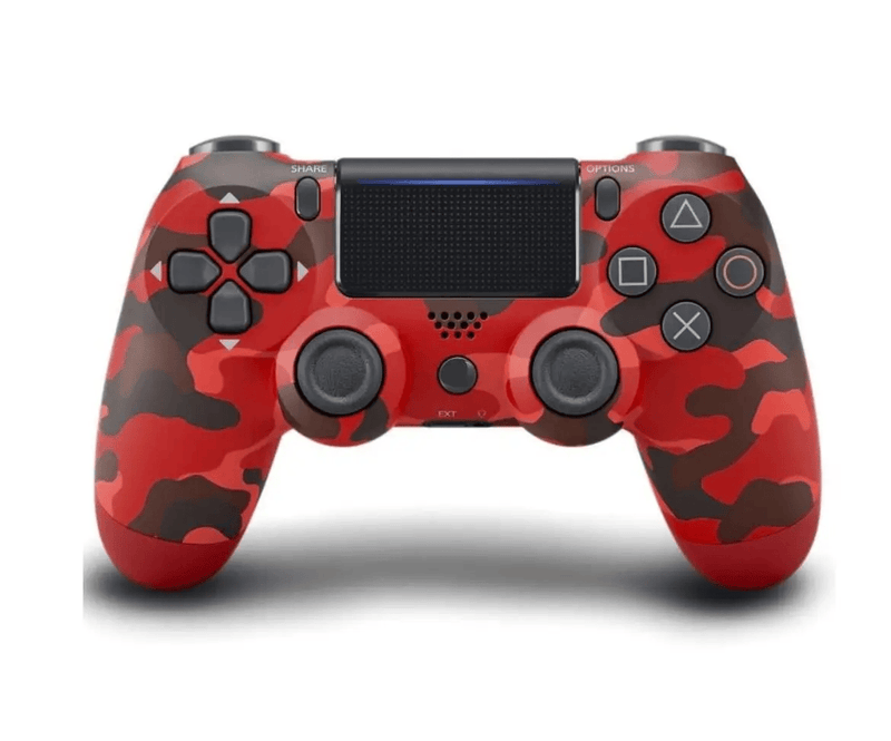 techplus PS4 Controller - Camouflage Red Camouflage Red PS4 Wireless Controller for PS4 Pro