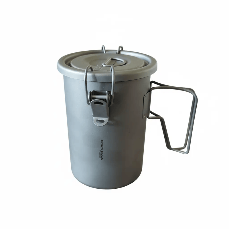 Snow Rock Titanium Couples Mountaineering Cook System - Ultralight Pure Titanium | Camping Cookware – view 2