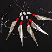 Fladen SABIKI Deep Sea D3 Sabiki Rig Pearl #6 Hook Fladen Deep Sea Sabiki Rig Pearl Six Hook