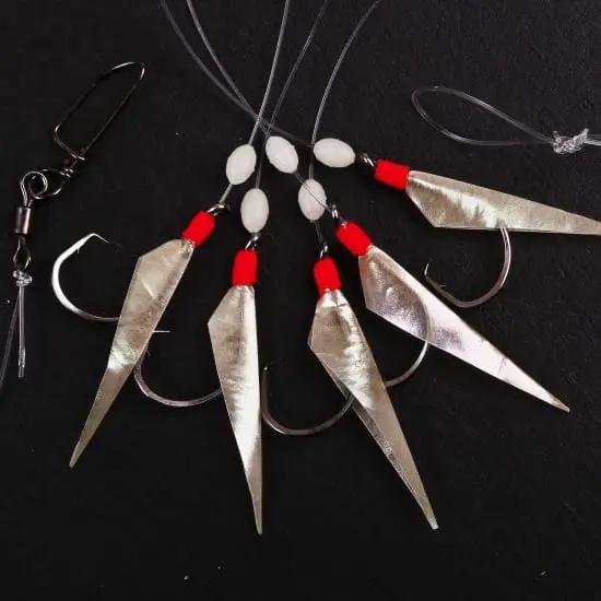Fladen SABIKI Deep Sea D3 Sabiki Rig Pearl #6 Hook Fladen Deep Sea Sabiki Rig Pearl Six Hook