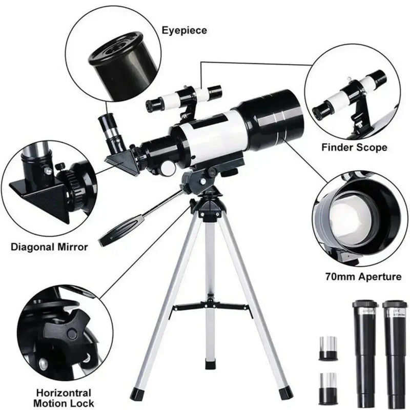 Professional Astronomical Telescope – 150x Zoom with HD Night Vision – view 5