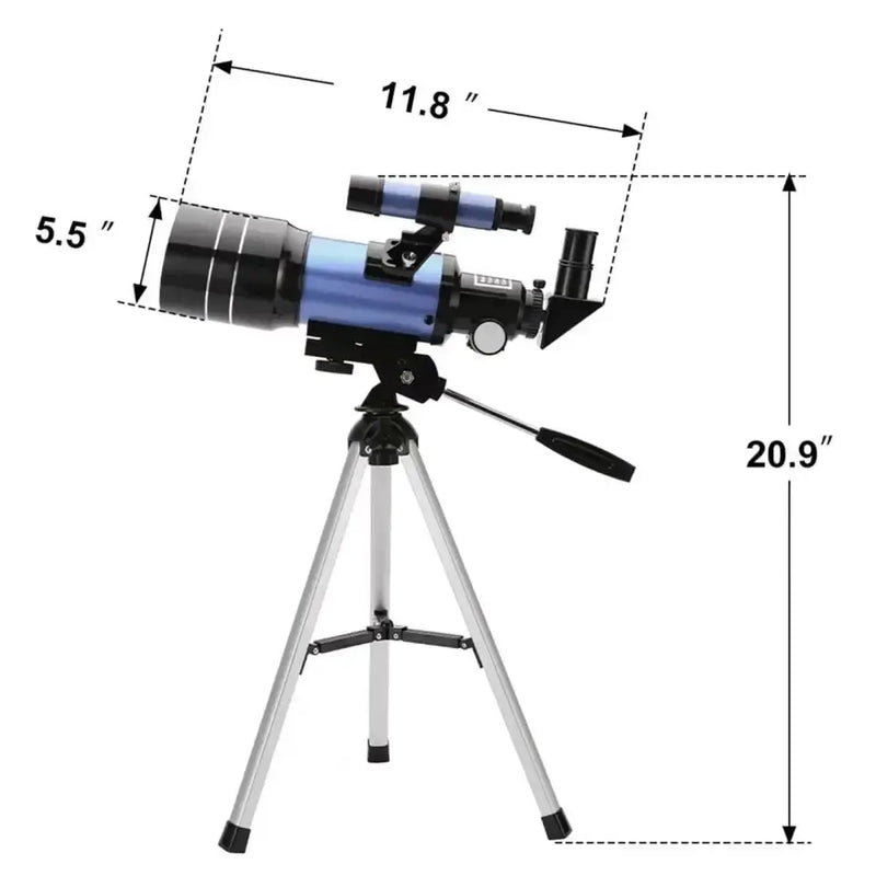 Professional Astronomical Telescope – 150x Zoom with HD Night Vision – view 4