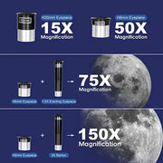 Professional Astronomical Telescope – 150x Zoom with HD Night Vision – view 12